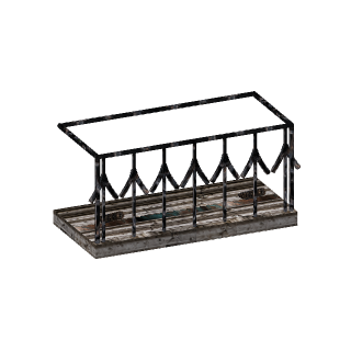 Prévia 3D de Sacada cega de ferro