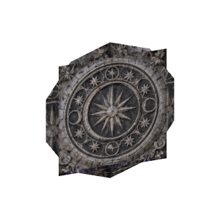Prévia 3D de Rosácea astral gravada